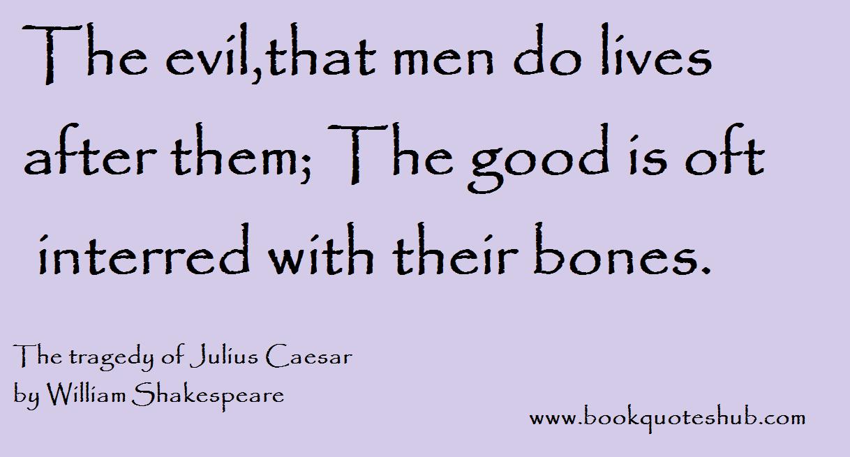 the tragedy of julius caesar quotes